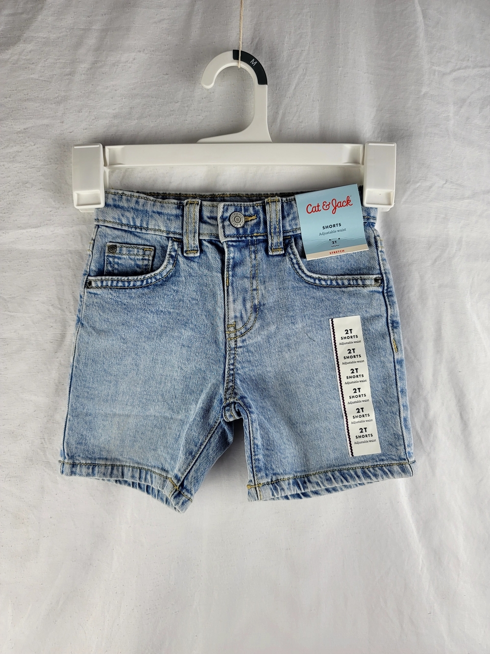 Cat & Jack Light Wash Denim Shorts for Kids - Light Blue